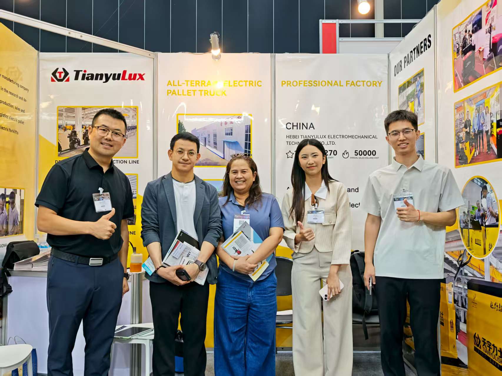 TianyuLux dell'Hebei debutta al TILOG - LOGISTIX 2025